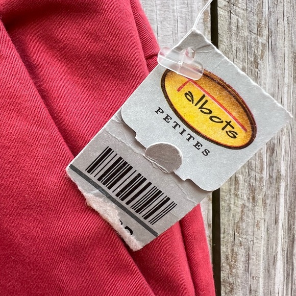 TALBOTS Orange Coral Khaki Pants Women’s 2 Petite NWT NEW - Picture 4 of 11